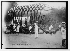 Floral Fete, with dirigible, Pasadena, Calif. (LOC)