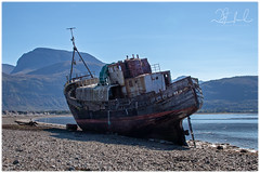 Caol Beach, Shipwreck & Ben Nevis