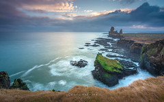 The Lóndrangar rock pinnacles