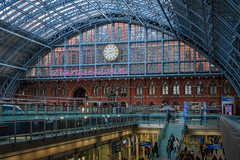 , St Pancras Station, London, England, United Kingdom, UK, Europe