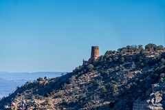 Desert View Watchtower from Navajo Point - Grand Canyon