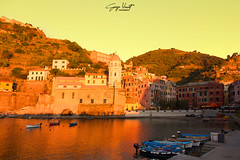 Golden Sunset in Vernazza