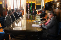 28.02.2025 - Reunião com presidente do TJ-SP e prefeito de Salto