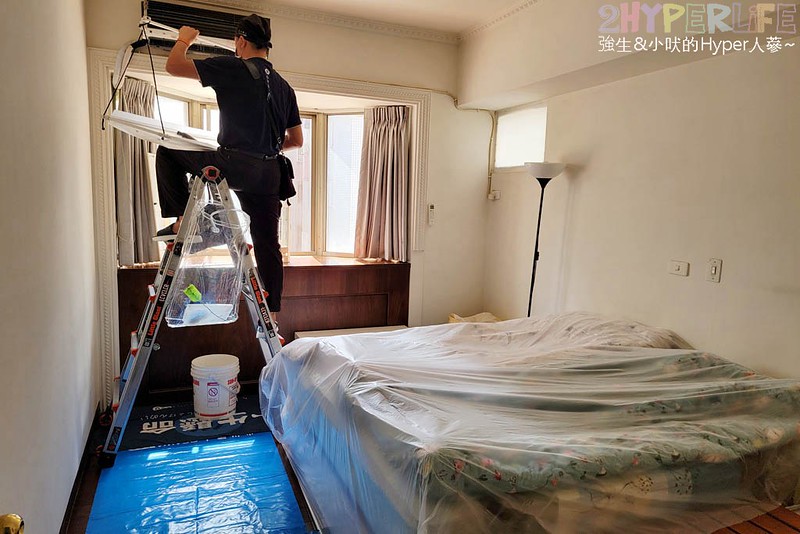 貓奴安心首選┃小川無毒冷氣清洗，對貓咪無害可自然分解！台中洗冷氣推薦 @強生與小吠的Hyper人蔘~