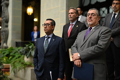 Presidente Bernardo Arévalo preside Conferencia de Prensa en Patio de La Paz 20250526 by Gobierno de Guatemala