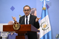 Conferencia La Ronda en el patio de La Paz del Palacio Nacional de la Cultura 20250605 by Gobierno de Guatemala