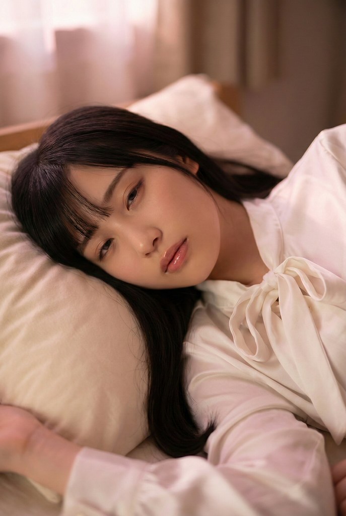 Soft Dreamy Pillow Portrait