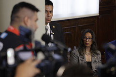 Presidente Arévalo, junto a la Secretaria de Comunicación de la Presidencia Karina García, Ministro de Defensa Henry Saenz, Secretario General de la Presidencia, Juan Guerrero, y el Procurador General de la Nación, Julio Saavedra, ofrecieron conferencia by Gobierno de Guatemala