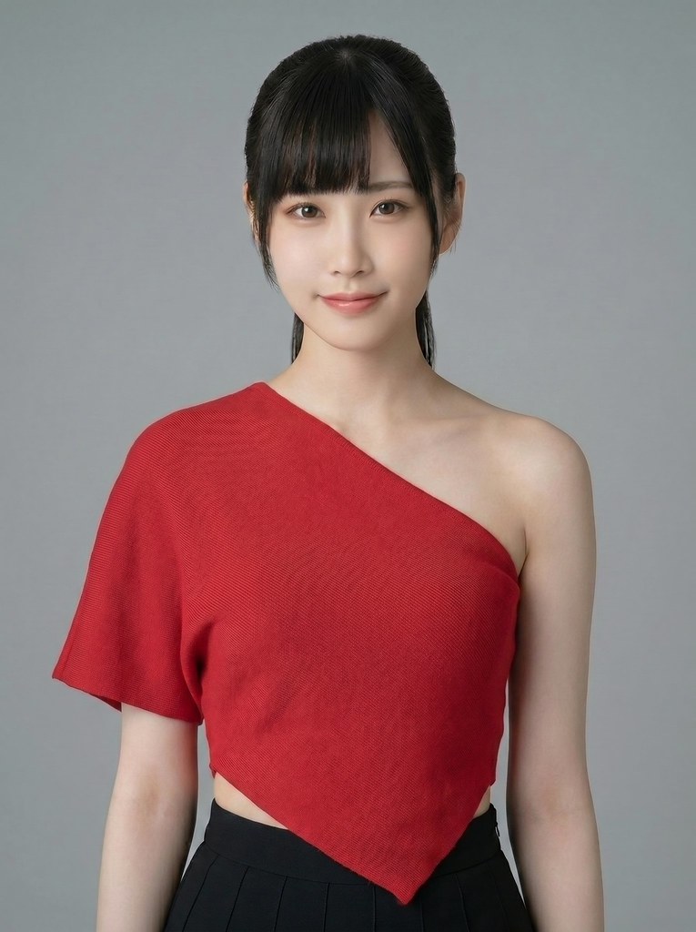 アシンメトリーネックライン