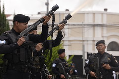 Presidente Bernado Arévalo y ministro de Gobernación Marco Antonio Villeda, participan en el desfile del 29 aniversario de la Policía Nacional Civil. 20260712 by Gobierno de Guatemala