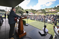 Presidente Bernardo Arévalo participa en la declaración de Pisos Libres de Tierra, en la zona norte de Huehuetenango by Gobierno de Guatemala