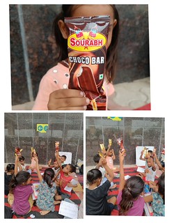 Team Blue Pen, led by Vol Coord Kavita Chaudhary, distributed ice creams among the children at our Ashok Nagar slums