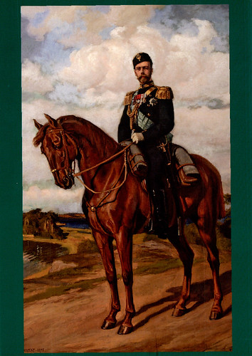 Edelfelt, Albert (finnisch, 1854?1905) | 1898 | Portr?t von Zar Nikolaus II. zu Pferde