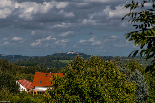Blick zum Schloss Augustusburg