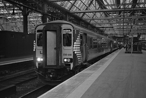 Class 156 No. 156446 at Glasgow Central 5/10/2026