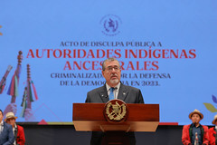 Presidente Bernardo Arévalo participa en el acto de Disculpa Pública a Autoridades Indígenas Ancestrales. 20261007 by Gobierno de Guatemala