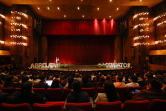 Presidente Bernardo Arévalo participó en la inauguración del evento Abrelatam, que se efectuó en la Gran Sala Efraín Recinos, del Centro Cultural Miguel Ángel Asturias by Gobierno de Guatemala
