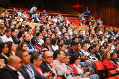 Presidente Bernardo Arévalo participó en la inauguración del evento Abrelatam, que se efectuó en la Gran Sala Efraín Recinos, del Centro Cultural Miguel Ángel Asturias by Gobierno de Guatemala